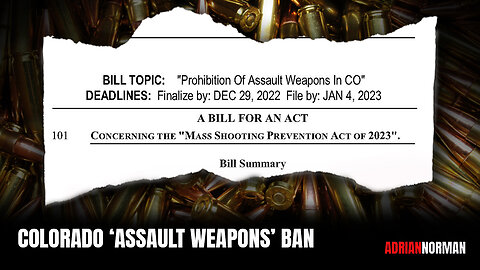 How to Stop Colorado's 'Assault Weapons' Ban
