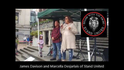 James Davison and Marcella Desjarlais of Stand United World Wide Rally 13.0 Sept 23, 2023