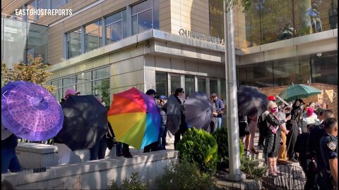 Antifa protects Drag Queen Story Hour at NYC Public Library