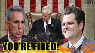 Kevin McCarthy VOTED OUT as Speaker of the House after BENDING THE KNEE to Democrats!