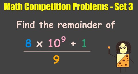 Math Competition Problems - Set 3