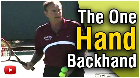 Advanced Tennis -Backhand featuring Coach Dick Gould (17 NCAA Championships)