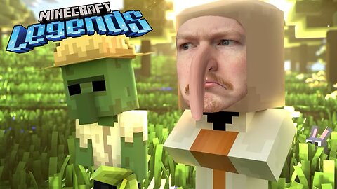 Bonking Piglins in Minecraft Legends