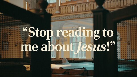 Stop Reading to me about Jesus