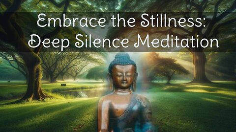 Embrace the Stillness: Deep Silence Meditation Audio