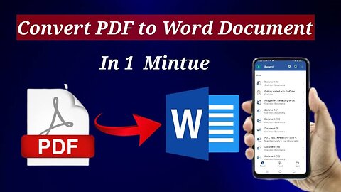 How to Convert Pdf to Word