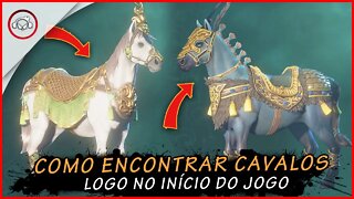 Immortals Fenyx Rising Myths of the easter realm, Como encontrar cavalos logo no início | SUPER DICA