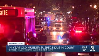 14-year-old murder suspect due in court