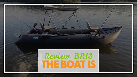 2023 Review BRIS 14.1ft Inflatable Boat Inflatable Kayak 3 Person Kayak Canoe Fishing Inflatabl...