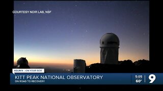 Kitt Peak National Observatory is on the road to recovery