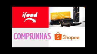 COMPRANDO NA SHOPEE, GANHEI CUPONS, ESPERANDO MINHA BASIQE SLEEk GOLD, FOOD COMPENSA???