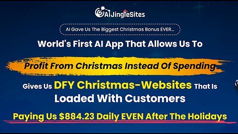 AI Jingle Sites Review | Profit From Christmas Instead Of Spending