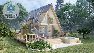 Small House Design Ideas - A Frame House - Minh Tai Design 25