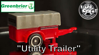 "Utility Trailer" in Grey,Red- Model by Greenbrier Int. Inc.
