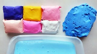 Slime ASMR - Clay Mixing and Foam