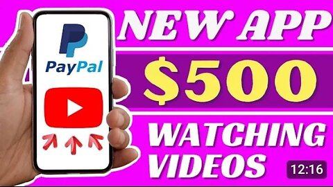Get Paid $500 Per Day To Watch YouTube Videos | Earn FREE PayPal Money For Watching