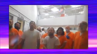 J6 PRISONERS AT DC GULAG LEAK VIDEO FROM INSIDE JAIL PRAYING AND SINGING NATIONAL ANTHEM!