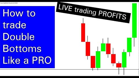 How to TRADE Double Bottoms like a PRO (LIVE trade!)