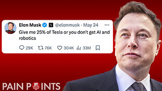 Elon Musk Doubles Down On Demand For 25% Of Tesla, Or Else