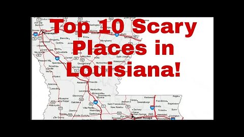 Top 10 Scariest Places in Louisiana! True Scary Stories