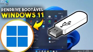 Como CRIAR PENDRIVE BOOTÁVEL do WINDOWS 11