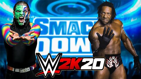 Jeff Hardy Vs. Booker T - WWE Friday Night Smackdown! - Last Man Standing - WWE 2K20 Gameplay - PC