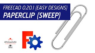 📎 FreeCAD Sweep - Paperclip - FreeCAD Help - FreeCAD Part Design - Free Online CAD