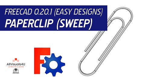 📎 FreeCAD Sweep - Paperclip - FreeCAD Help - FreeCAD Part Design - Free Online CAD