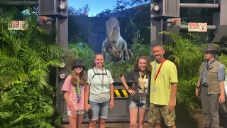 Encounter with Blue at Islands of Adventure Universal Orlando Florida