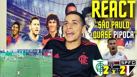 AGORA É HORA DA REVANCHE | REAÇÕES FLAMENGUISTA| REACT AMERICA MG 2 X 2 SÃO PAULO | COPA DO BRASIL