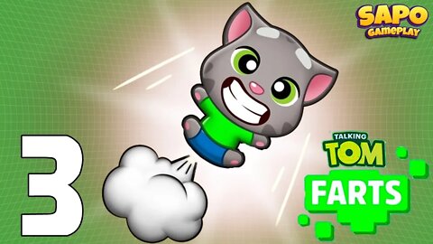 Talking Tom Farts - Gameplay Part 3 (Android/IOS) SapoGamePlay - Jogos #TalkingTomFarts
