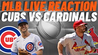 Chicago Cubs vs St Louis Cardinals Live Reaction | MLB LIVE | WATCH PARTY | Cubs vs Cardinals