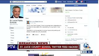 St. Lucie County Schools Twitter feed hacked