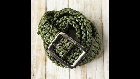 Foxtrot Products Paracord Belt with Matching Survival Wristband