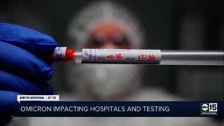 Omicron causing strains on Valley testing procedures and hospitals