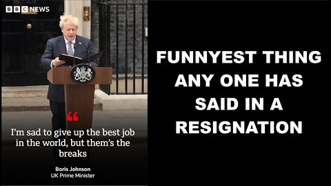 Boris Johnson Resigns