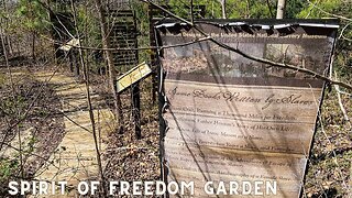 ABANDONED SLAVE MUSEUM in Fredericksburg, VA (Spirit of Freedom Garden)