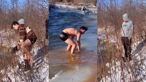 Shawn Mendes Bath In The Freezing Cold Outside