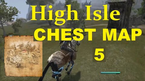 ESO HIGH ISLE Treasure Map 5 Location! - (Guide) Elder Scrolls Online