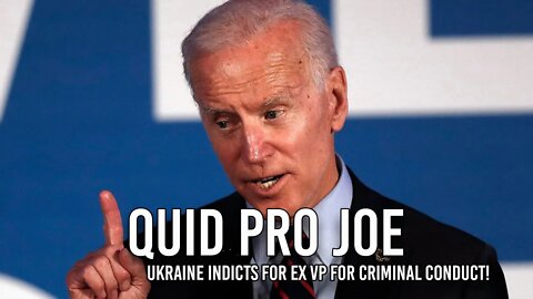 Joe Biden Is Being Prosecuted in Ukraine For Criminal Conduct!