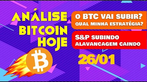 Análise Bitcoin Hoje , Vamos subir? Movimento Falso? S&P, Alavencagem do BTC, Sentimento do Mercado