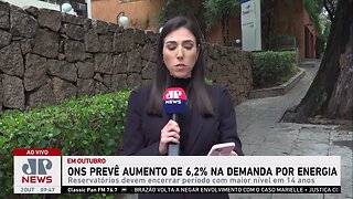 ONS prevê aumento de 6,2% na demanda por energia em outubro