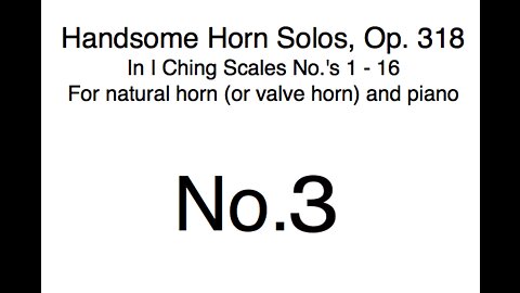 Richard Burdick's Handsome Horn Solos No. 3, Op. 318 No. 3 for horn & piano #Richard #Burdick #Horn