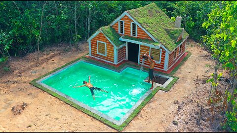25Days Building Swimming Pool Pond For Underground House