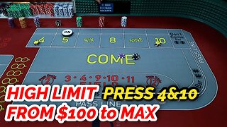 HIGH LIMIT PRESSING 4&10 TO TABLE MAX - SHORT
