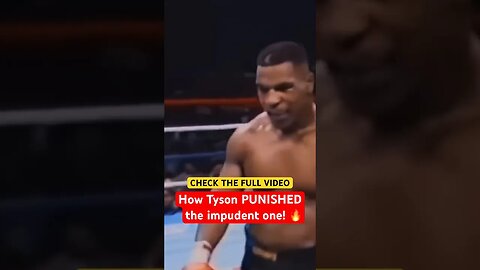 How Tyson PUNISHED the impudent one! 🔥🔥🔥