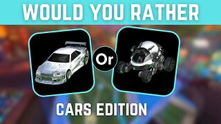 🚀 WOULD YOU RATHER: ROCKET LEAGUE EDITION | Cars | Sekuho 🎮🔥😄