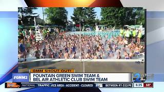 Good morning from Fountain Green swim team & the Bel Air Athletic Club swim team!
