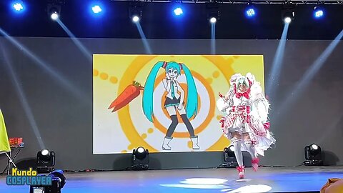 Apresentação Cosplay Individual Tradicional de Hatsune Miku no Sábado de Anime Friends 2023