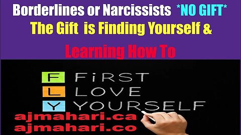Borderlines or Narcissists Give *NO GIFT* “The Gift” Is 3 Choices You Make To Heal - Learn to FLY